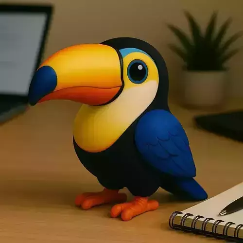 Toucan - Kawaii Animals Collection 3D print model