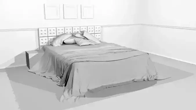  Bedroom - Set 01 3D model