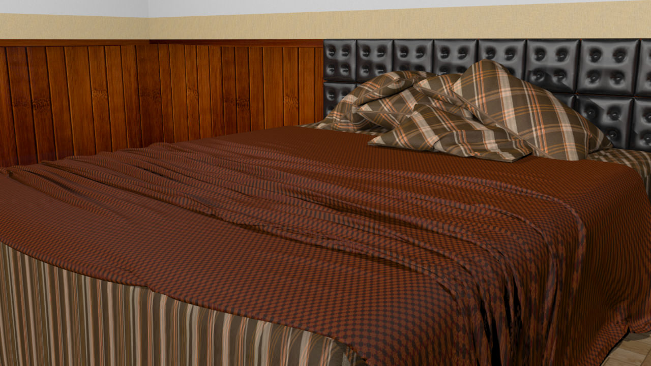 Bedroom - Set 01 3D model_2