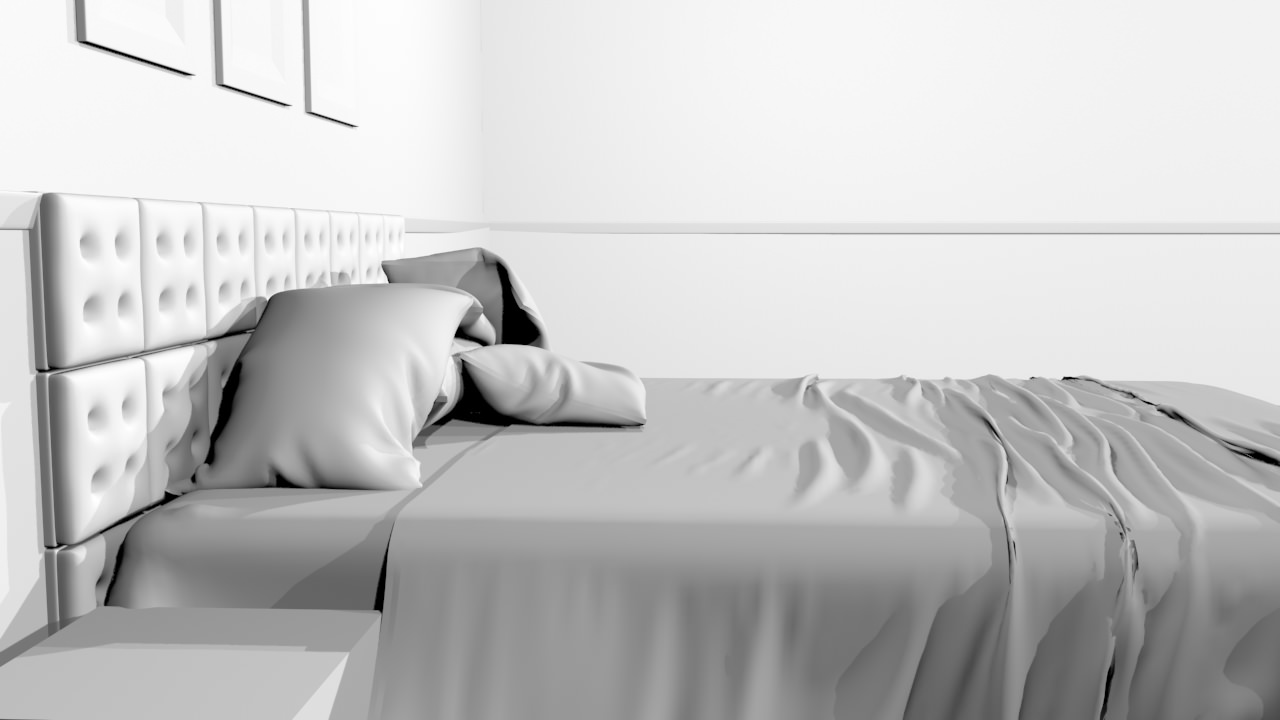 Bedroom - Set 01 3D model_10