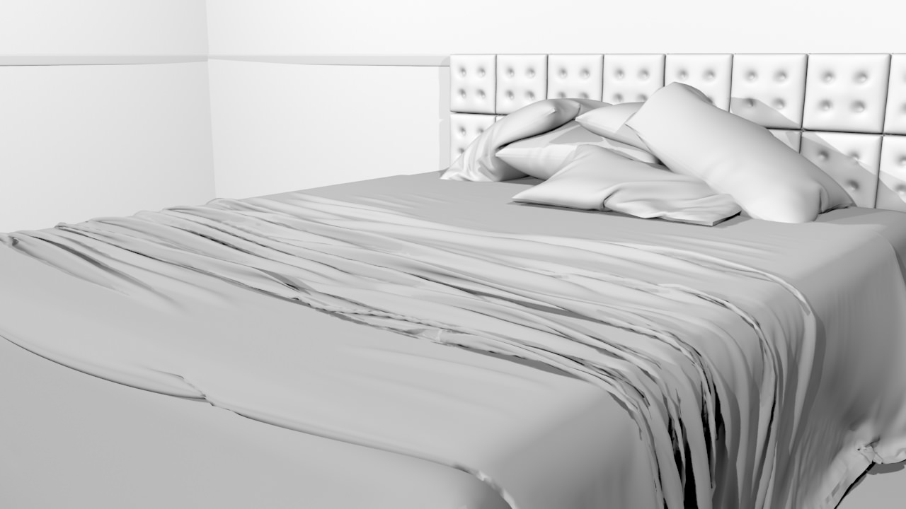 Bedroom - Set 01 3D model_9