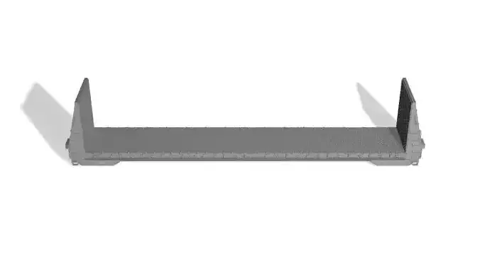 HO Greenville 60 FS43 FS44 Bulkhead Flatcar 3D print model