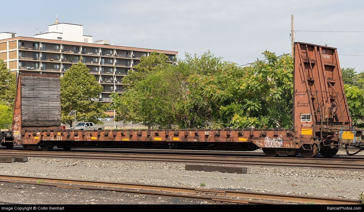 HO Greenville 60 FS43 FS44 Bulkhead Flatcar 3D print model_11