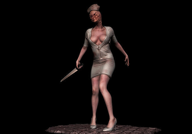 Silent hill Nurse 3D print model