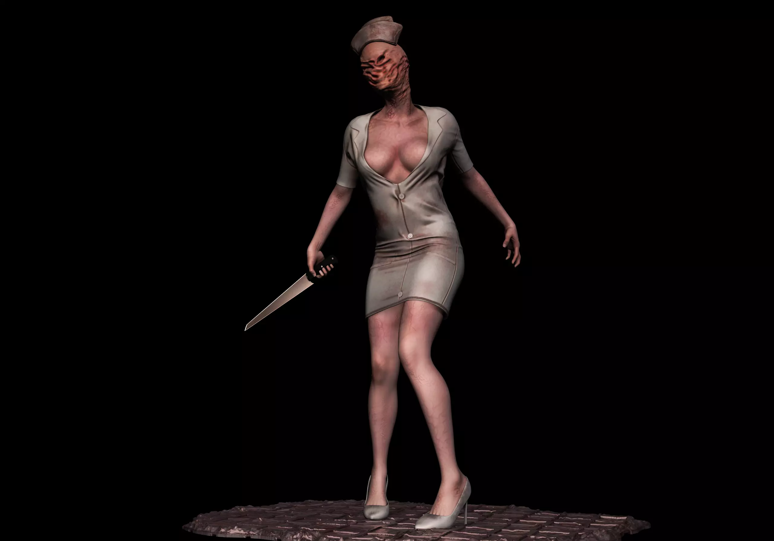 Silent hill Nurse 3D print model_0