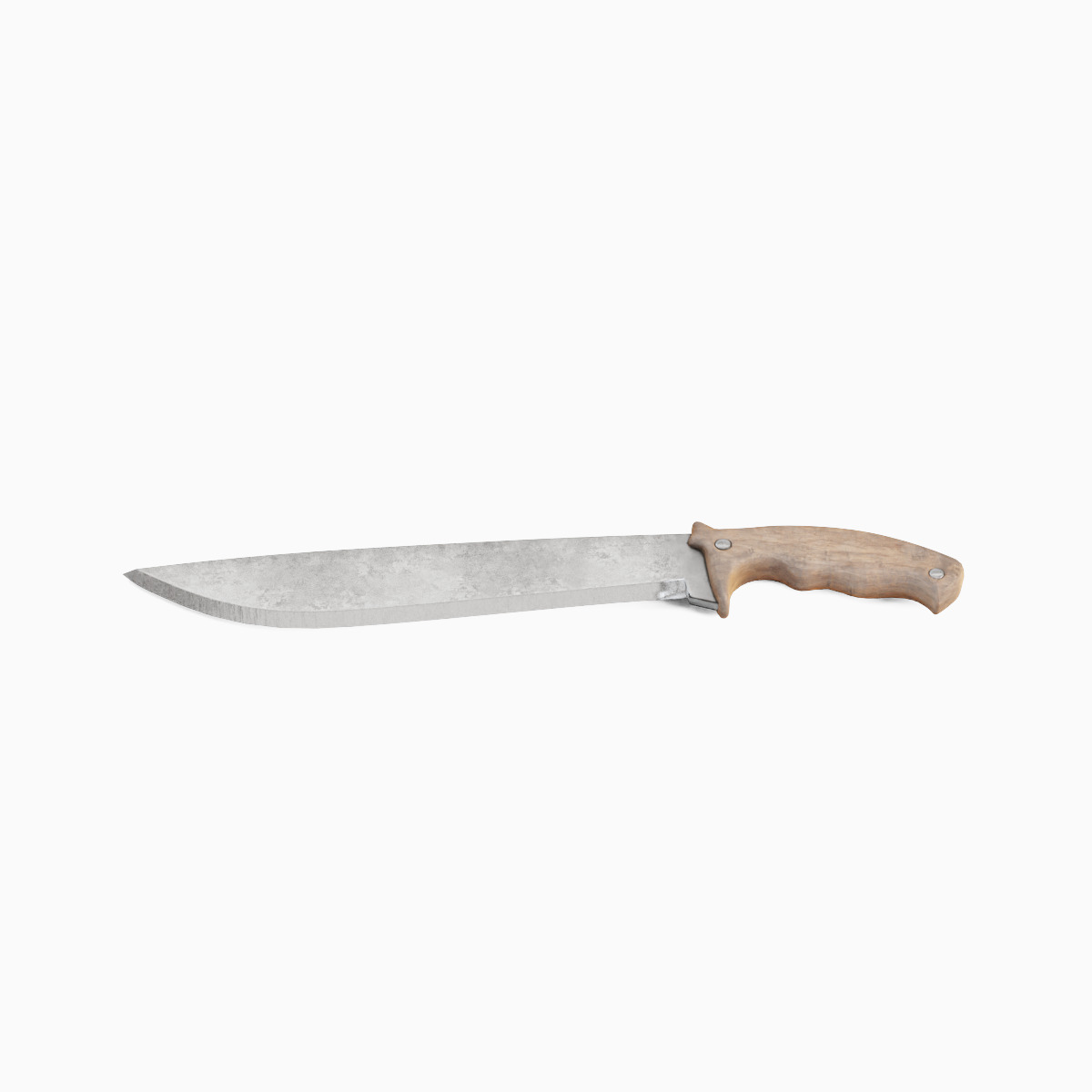 Machete Knife 04 Low-poly 3D model_4