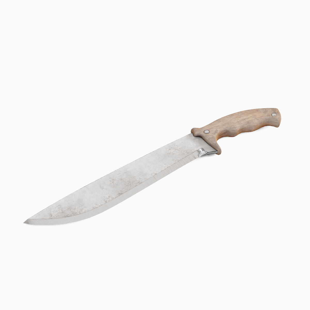 Machete Knife 04 Low-poly 3D model_2