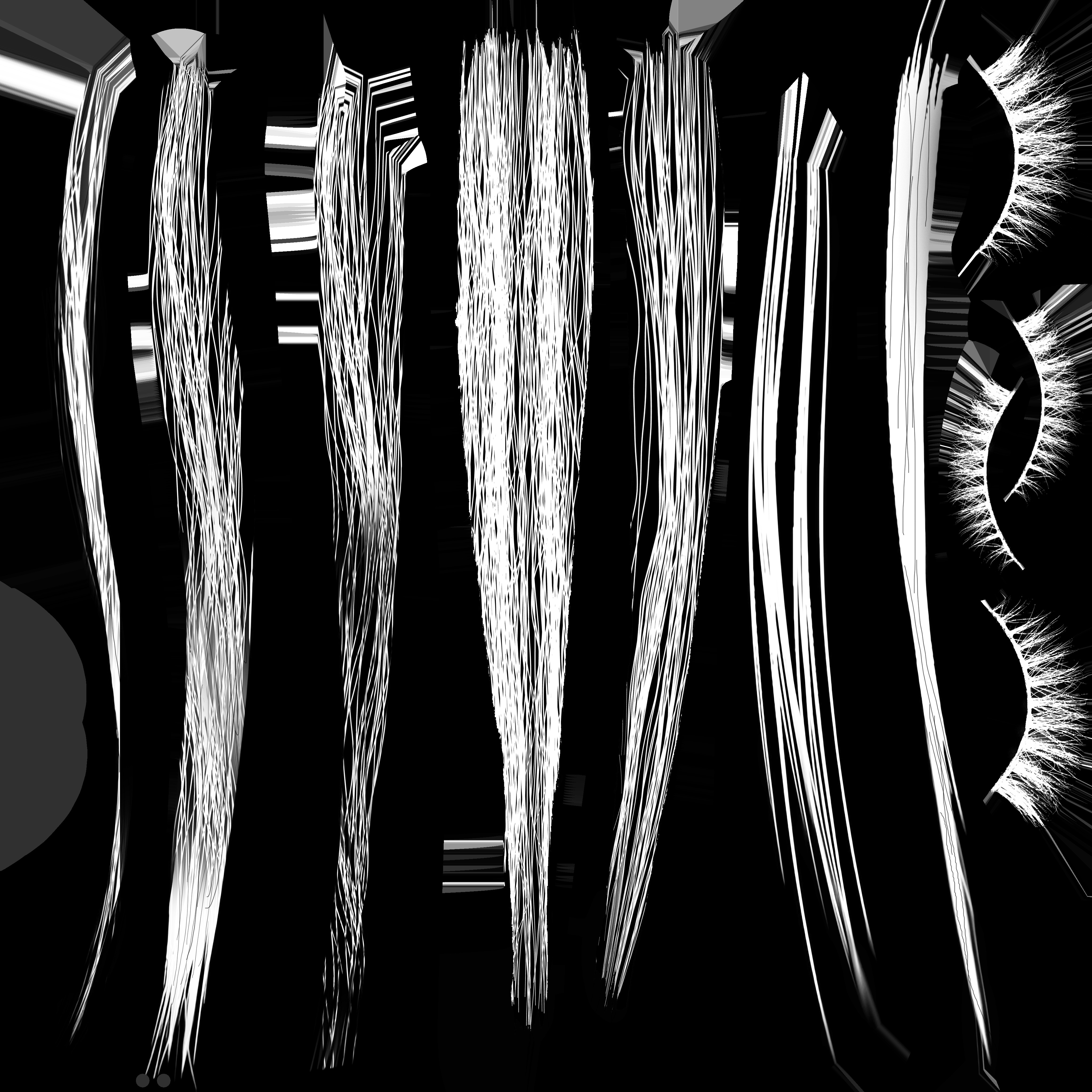 strong Lady Low-poly 3D model_27