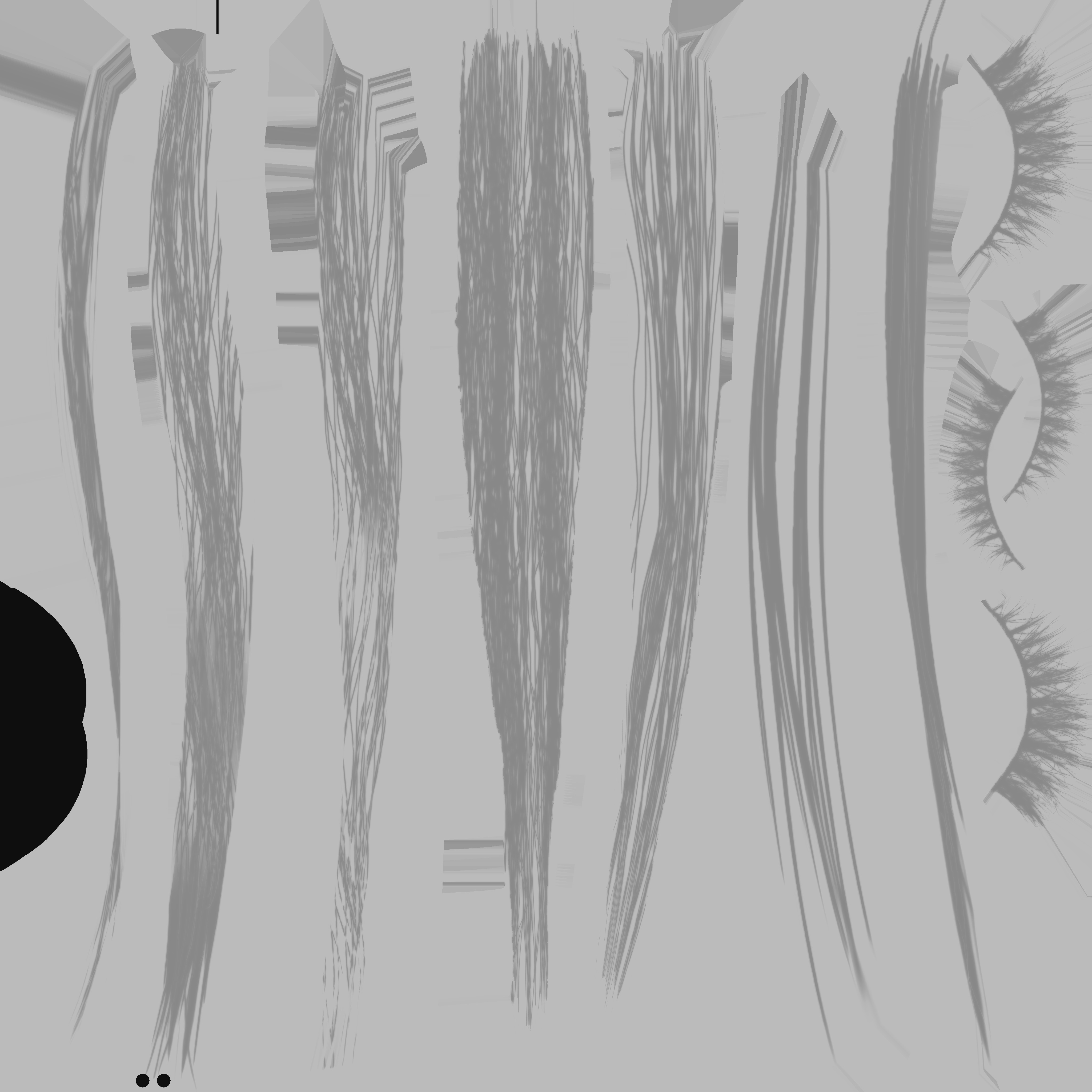 strong Lady Low-poly 3D model_28