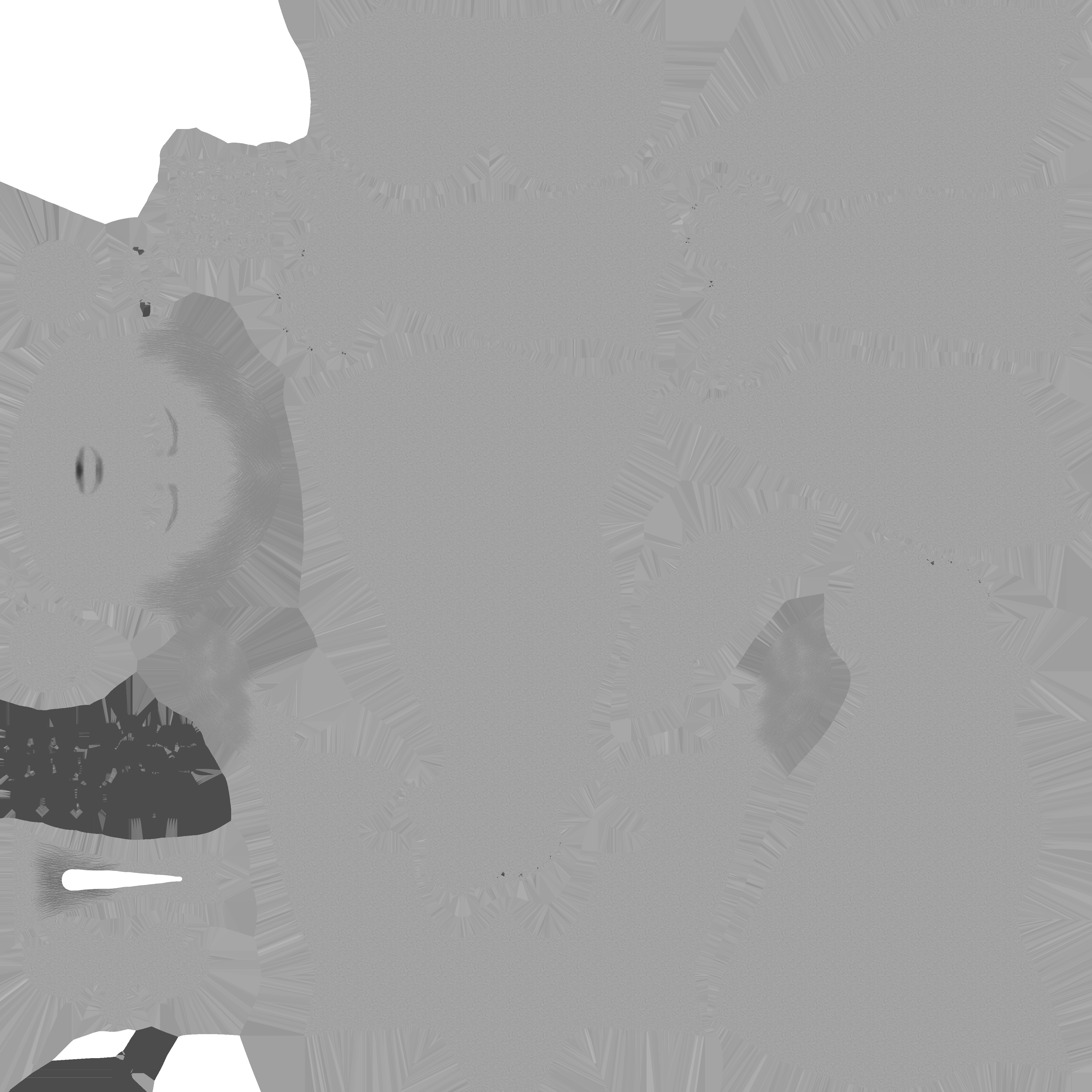 strong Lady Low-poly 3D model_22