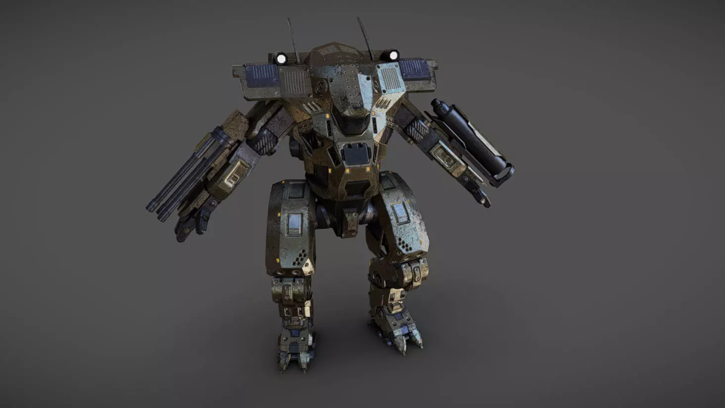 Mech 11 - Read Description Low-poly 3D model_0