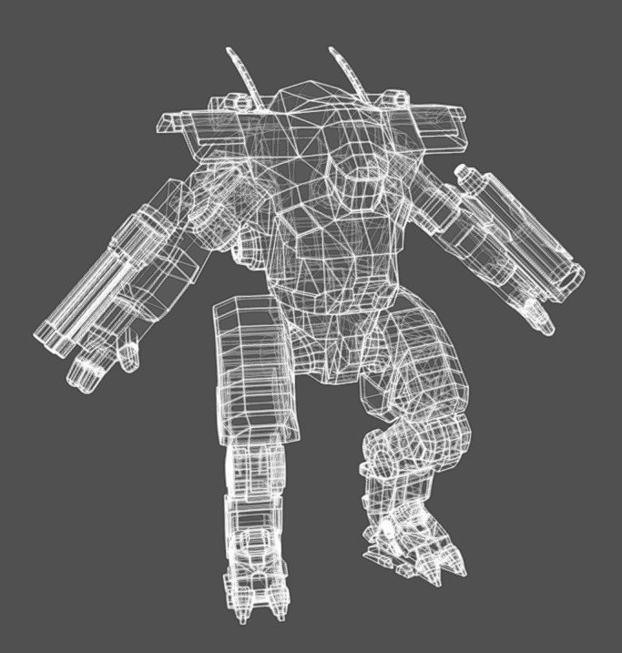 Mech 11 - Read Description Low-poly 3D model_14