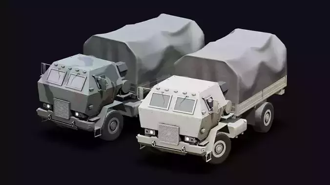 Military 4x4 Light Supply Truck
