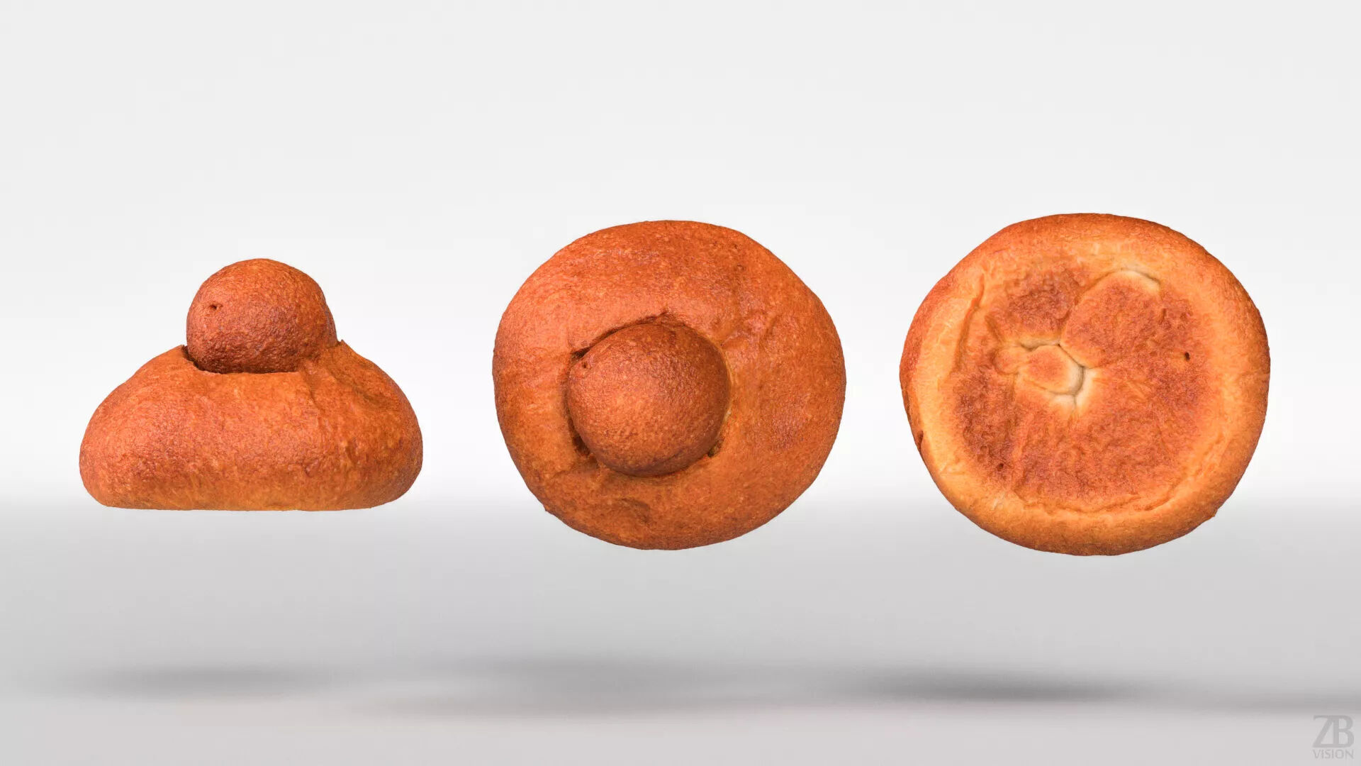 Brioche 3D model_4