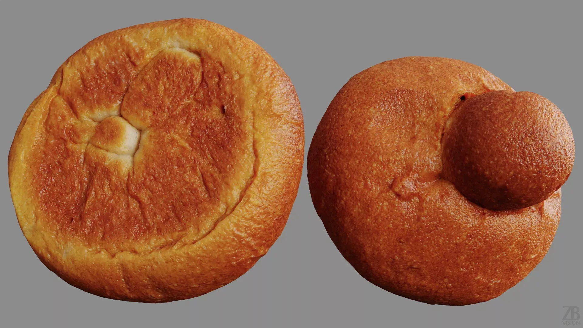 Brioche 3D model_8