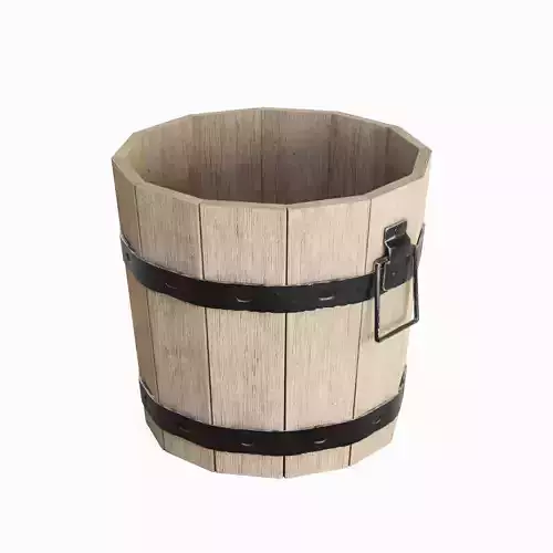 Wooden Bucket B 03