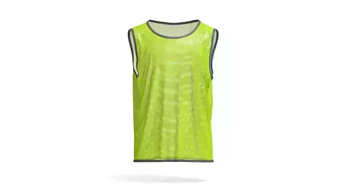Green Football Team Practice Vest - soccer for training uniform
