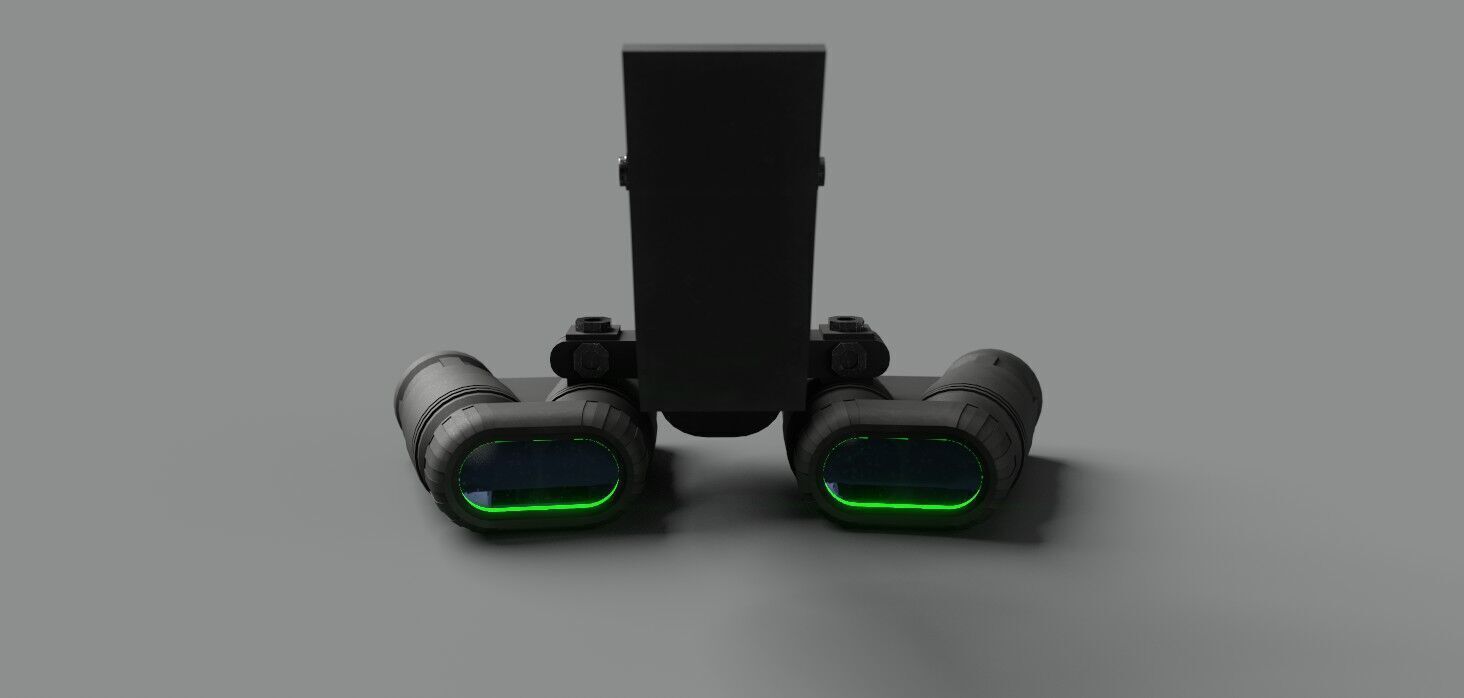 Night Vision Goggles 3d Model Low-poly 3D model_11