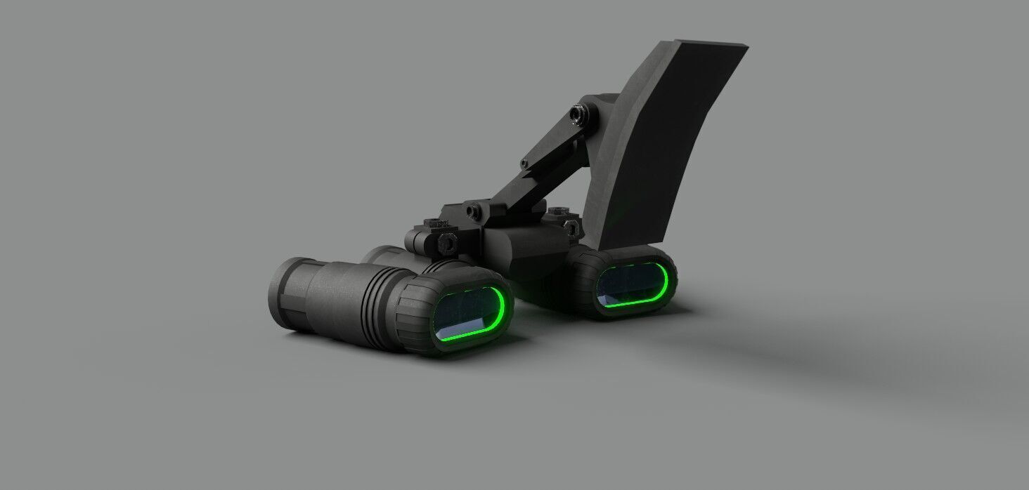 Night Vision Goggles 3d Model Low-poly 3D model_2