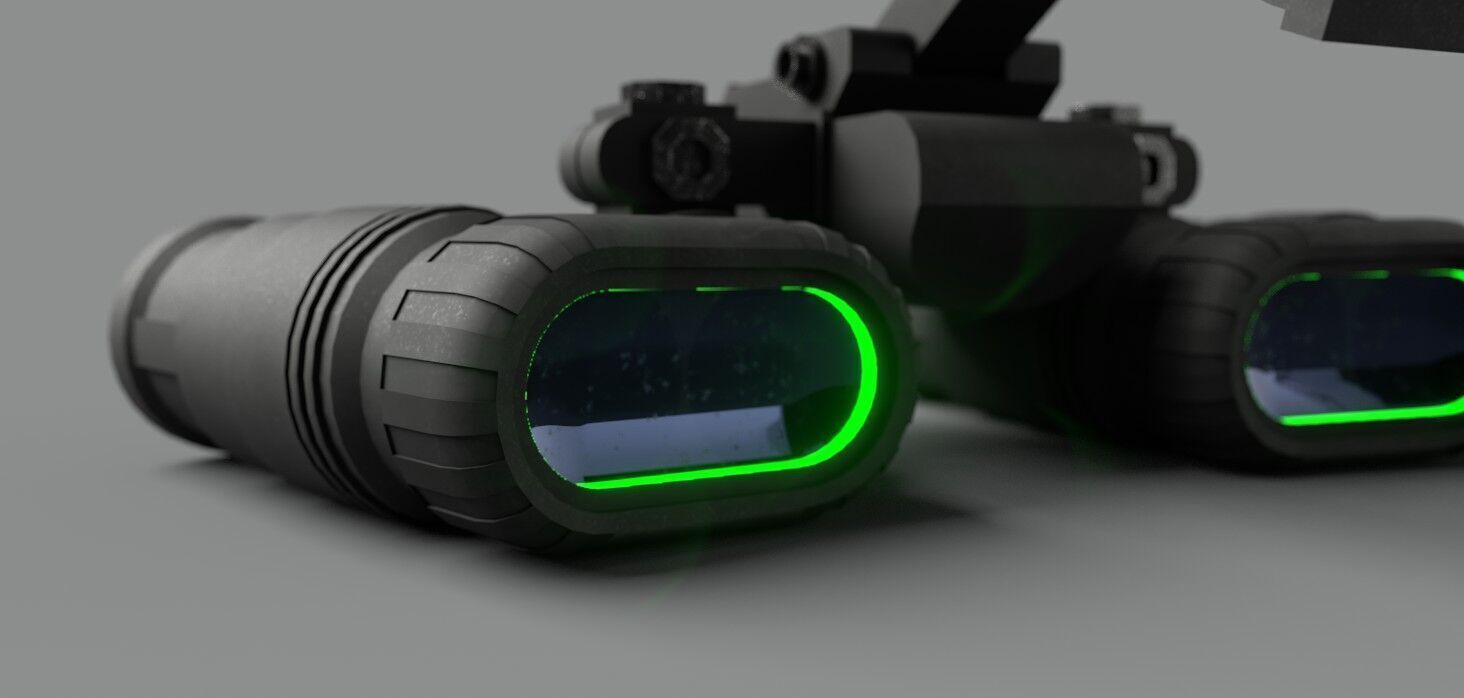 Night Vision Goggles 3d Model Low-poly 3D model_8