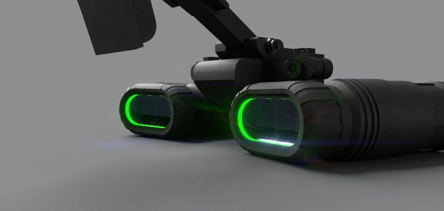 Night Vision Goggles 3d Model Low-poly 3D model_15