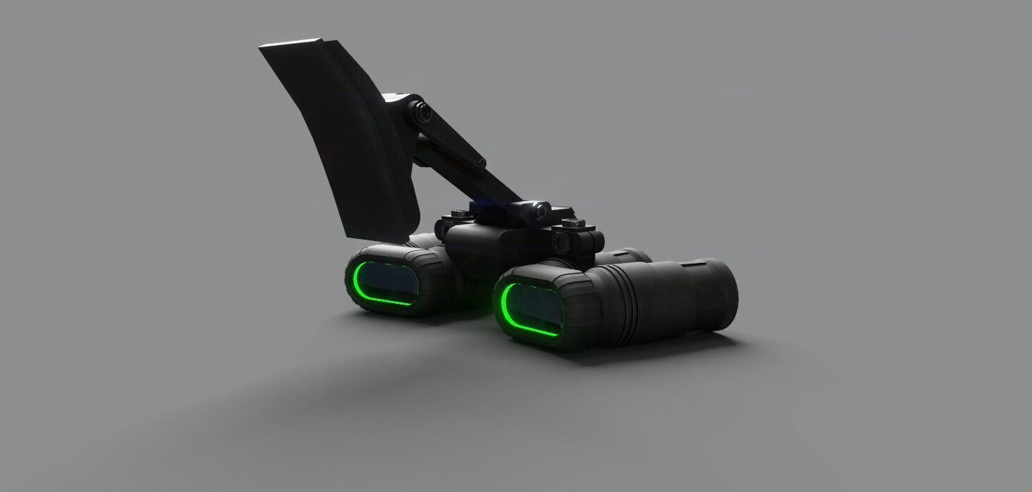 Night Vision Goggles 3d Model Low-poly 3D model_3