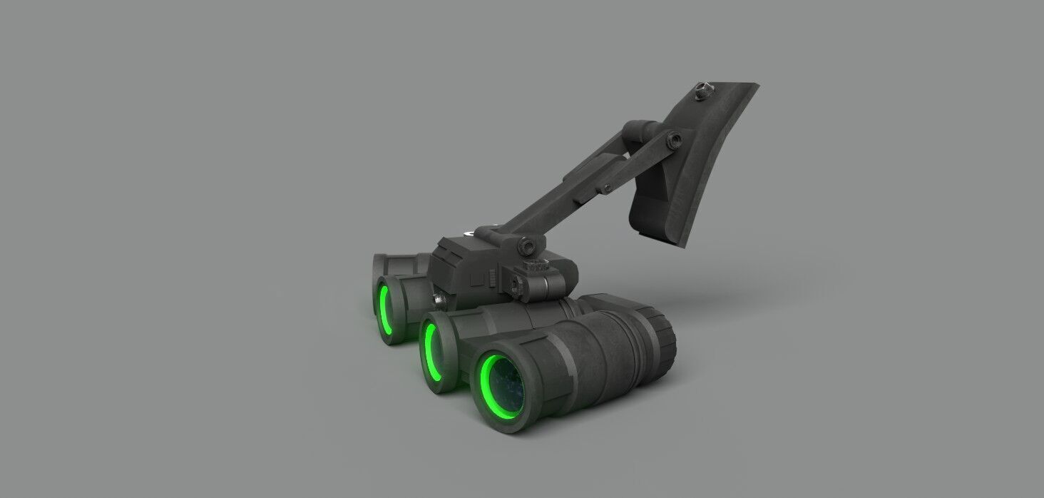 Night Vision Goggles 3d Model Low-poly 3D model_1