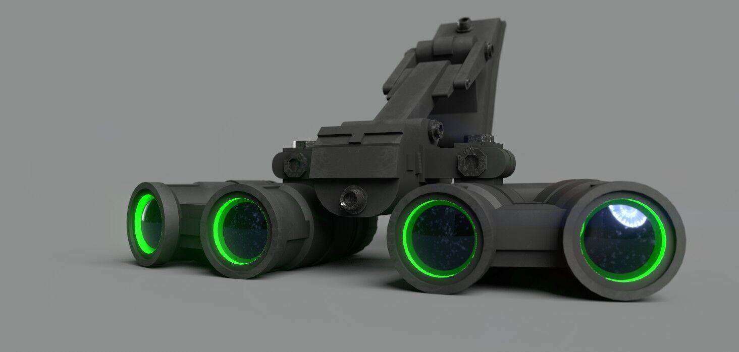 Night Vision Goggles 3d Model Low-poly 3D model_5