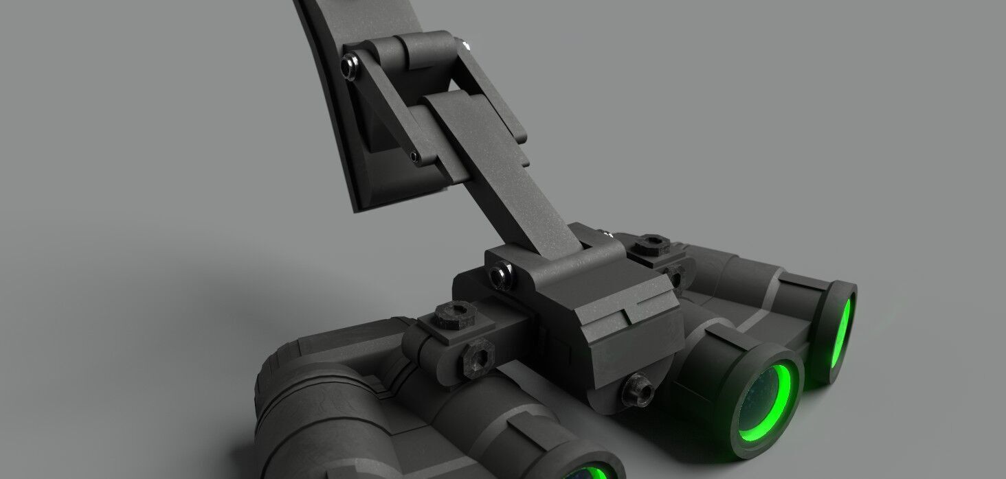 Night Vision Goggles 3d Model Low-poly 3D model_7