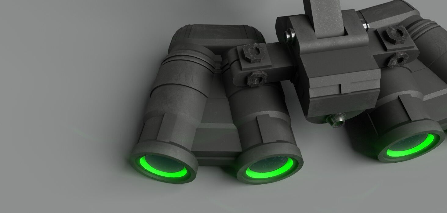 Night Vision Goggles 3d Model Low-poly 3D model_6