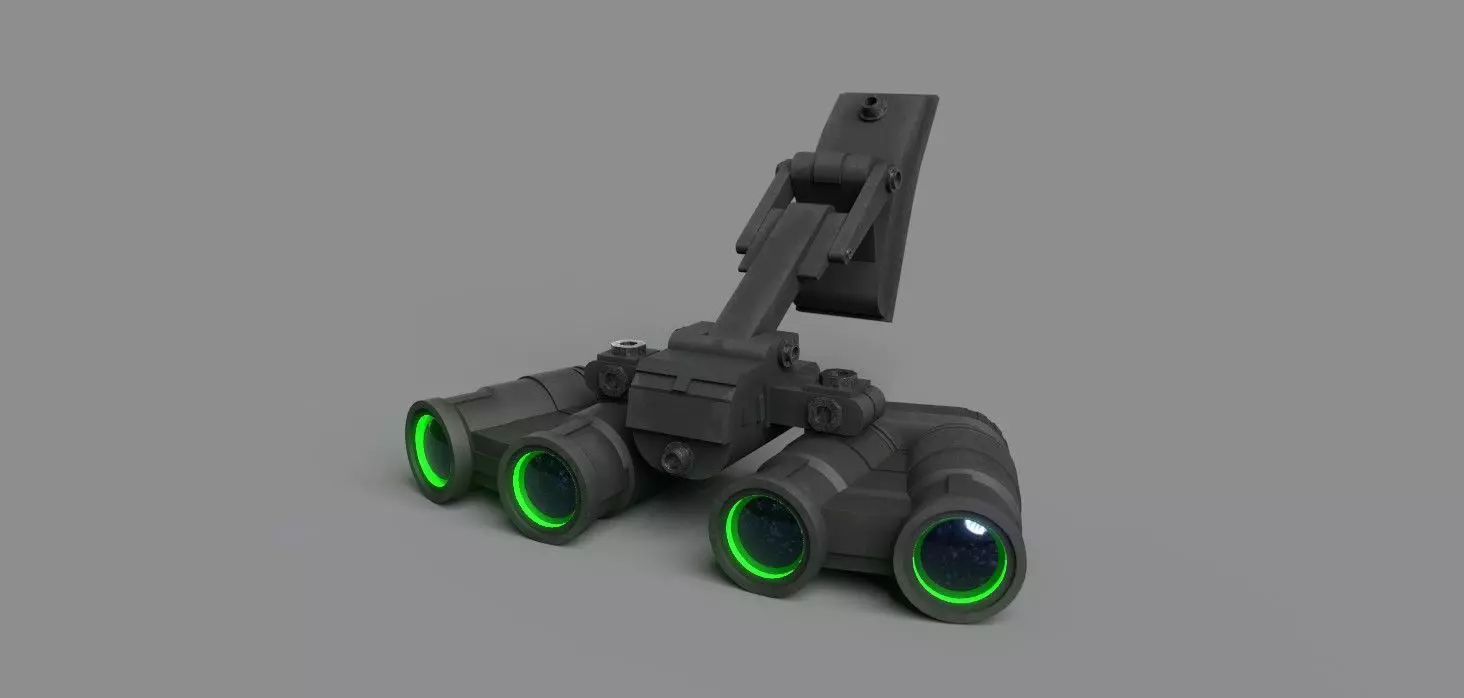 Night Vision Goggles 3d Model Low-poly 3D model_0