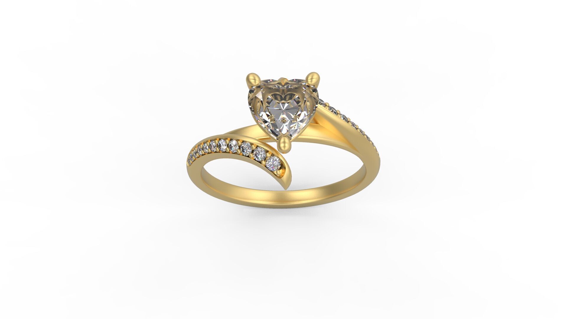 Women Solitaire 6779 3D print model_3