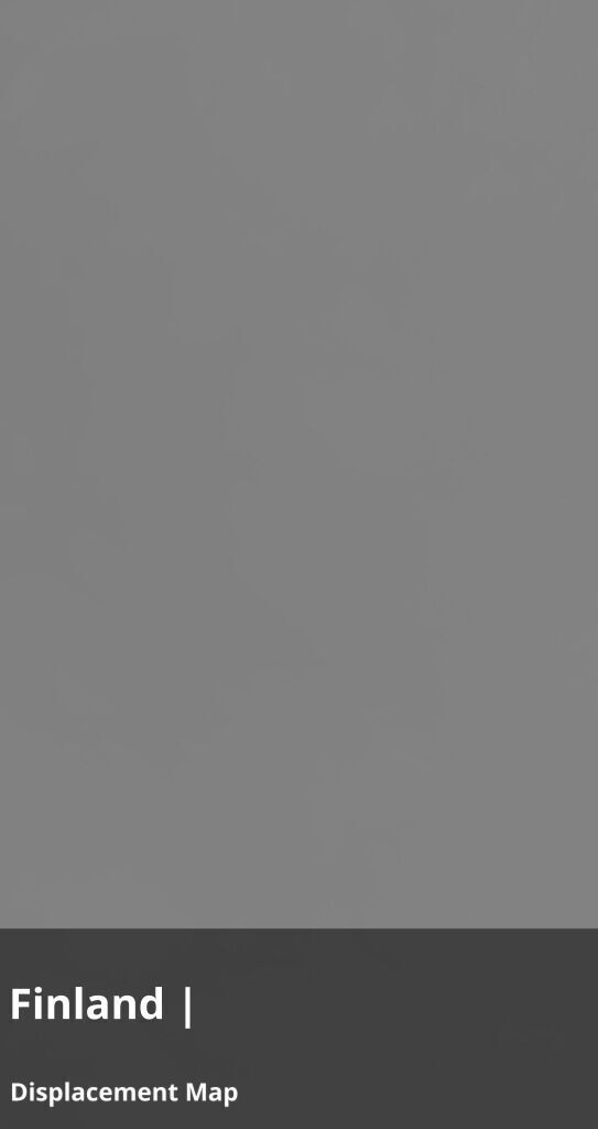 Finland FBX 3D printable mesh and Displacement 9k Maps Texture_2