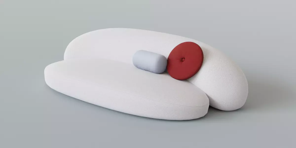 Luna Sofa 3D model_0