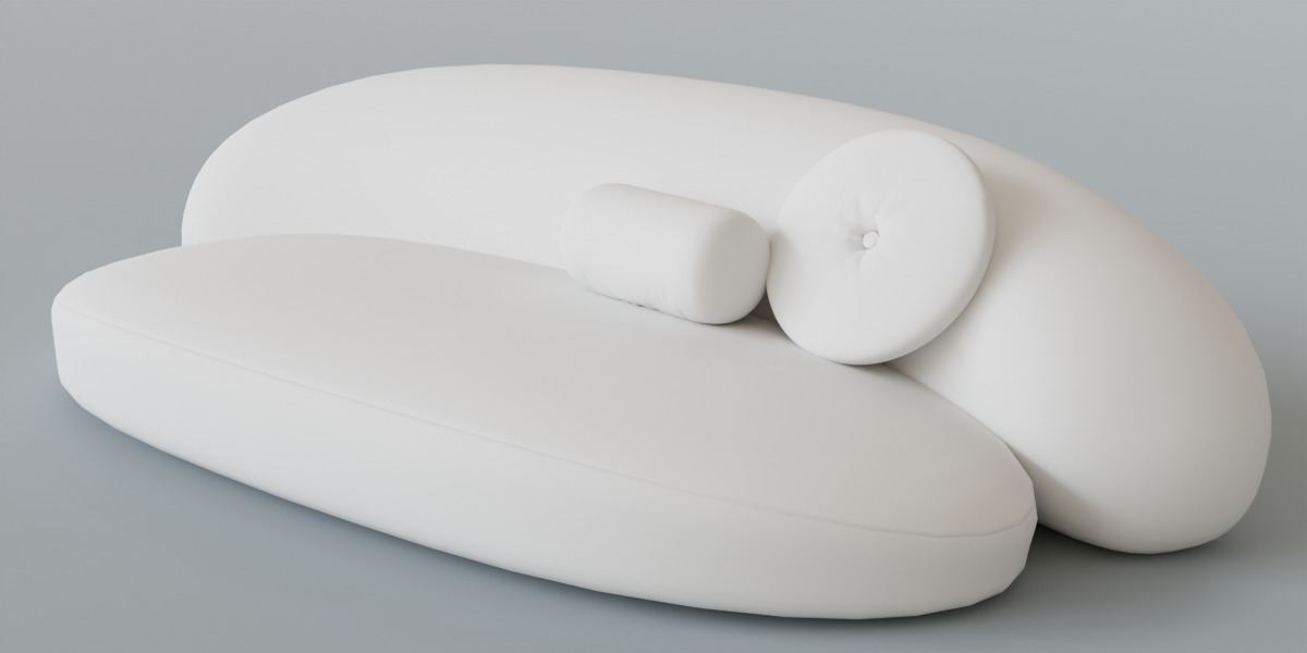 Luna Sofa 3D model_5