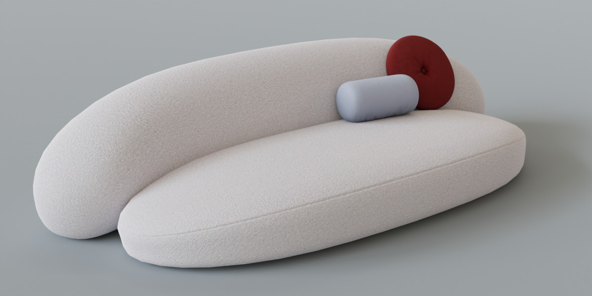 Luna Sofa 3D model_2