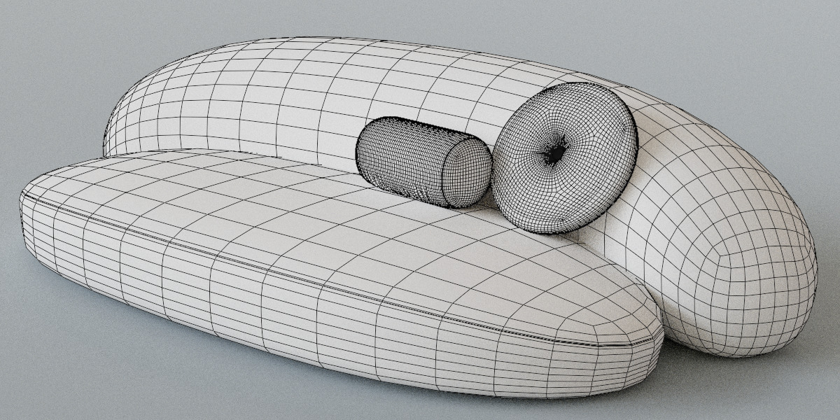 Luna Sofa 3D model_7