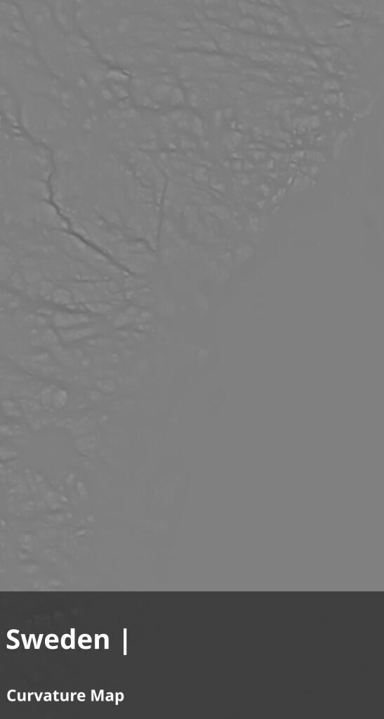 Sweden Occlusion Thickness Cavity Curvature Direct 10k Maps Texture_14