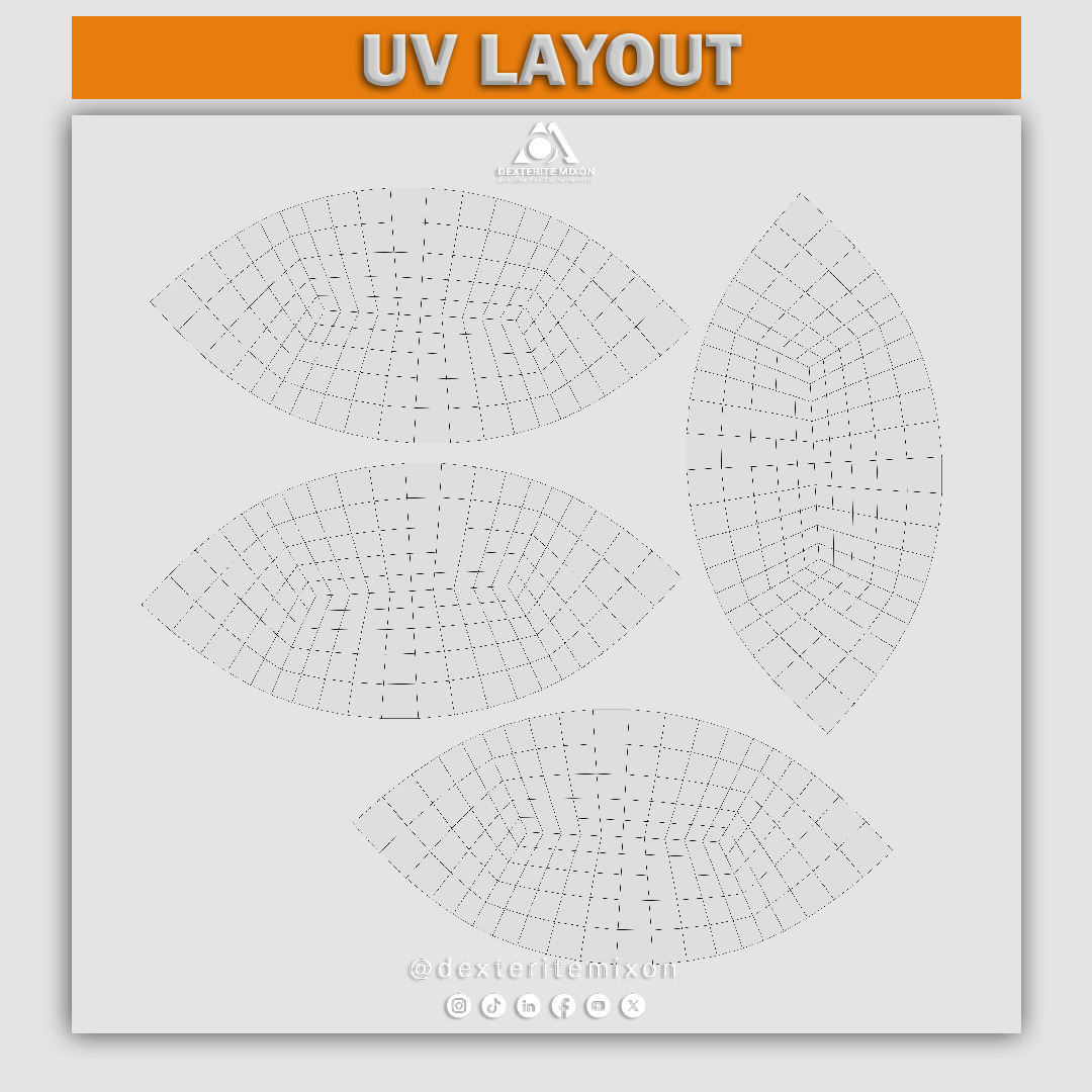 Basket ball Molten BG4500 Low Poly  Low-poly 3D model_6