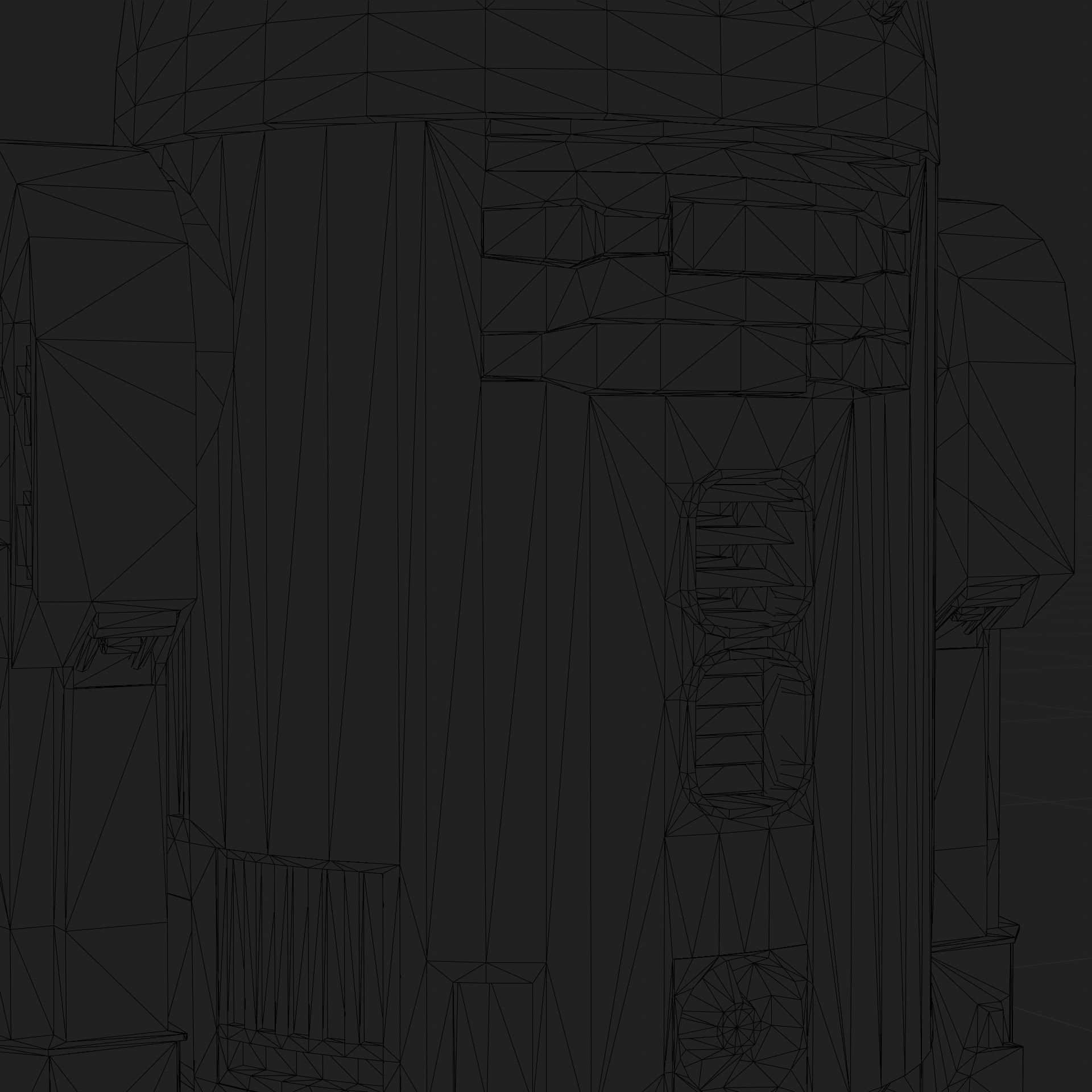 R2 D2 Star Wars 3D Model Rigged PBR Blender FBX OBJ Low-poly 3D model_16