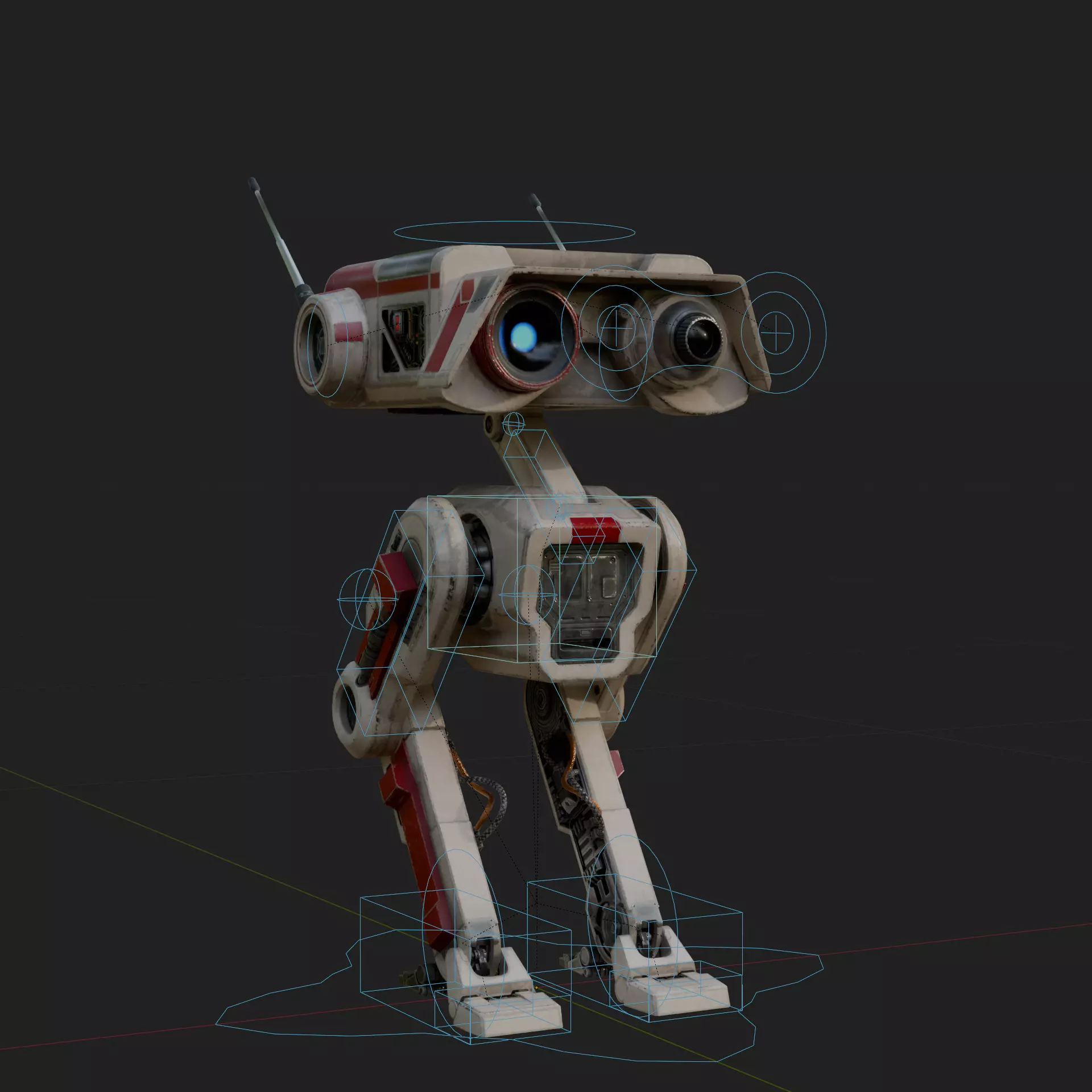 BD 1 Jedi Survivor 3D Model Rigged PBR Blender FBX OBJ Low-poly 3D model_0