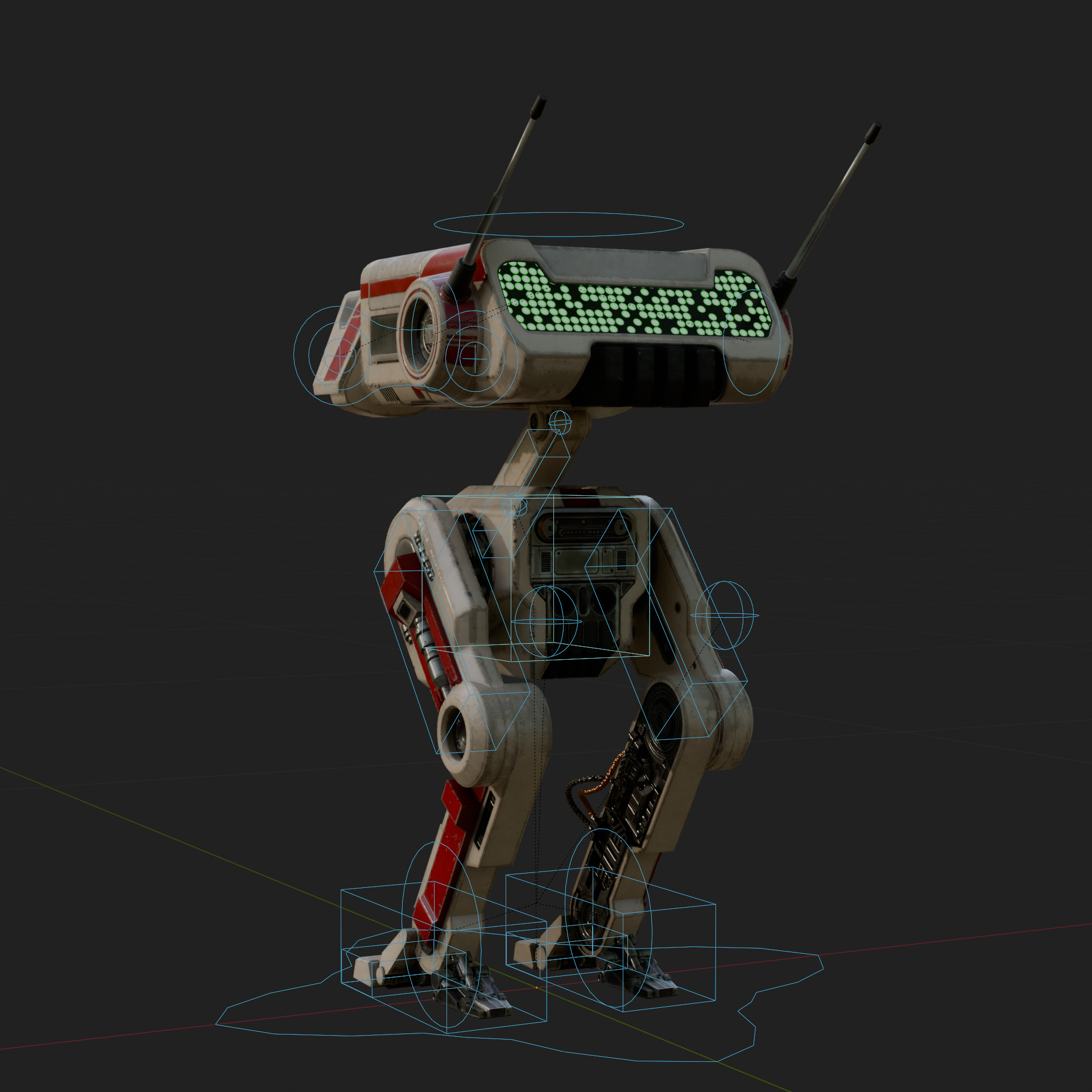 BD 1 Jedi Survivor 3D Model Rigged PBR Blender FBX OBJ Low-poly 3D model_1