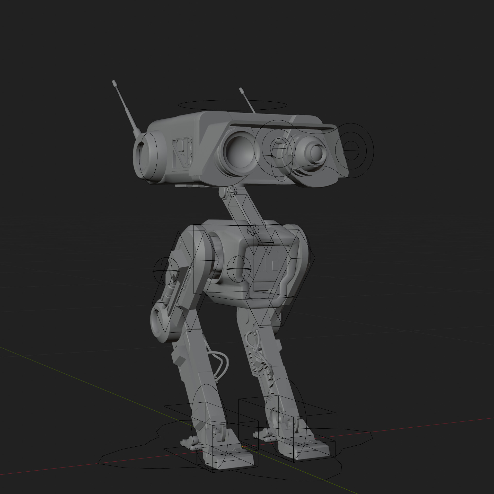 BD 1 Jedi Survivor 3D Model Rigged PBR Blender FBX OBJ Low-poly 3D model_7