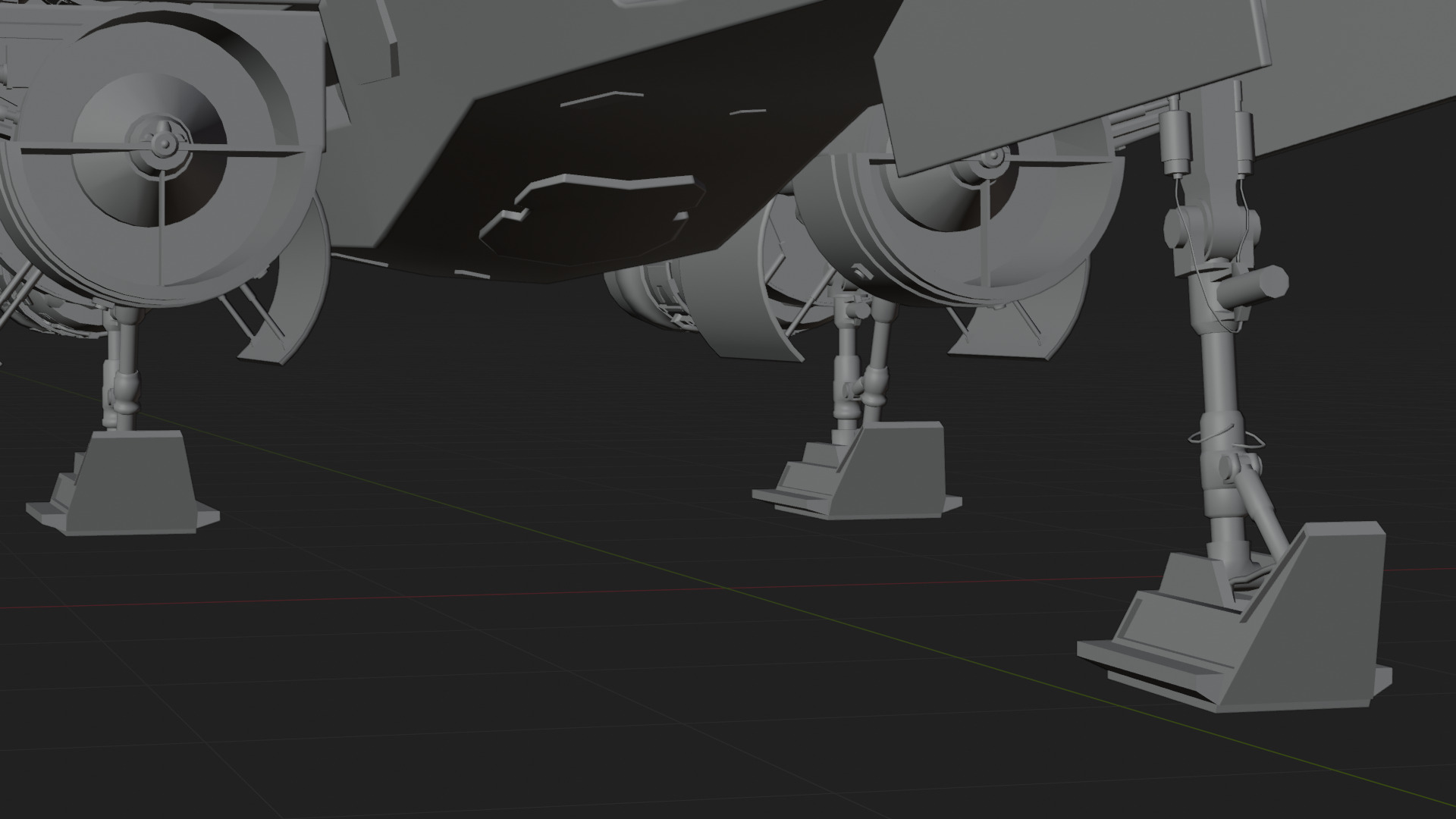 X Wing Starfighter 3D Model Star Wars PBR Blender FBX OBJ Low-poly 3D model_14