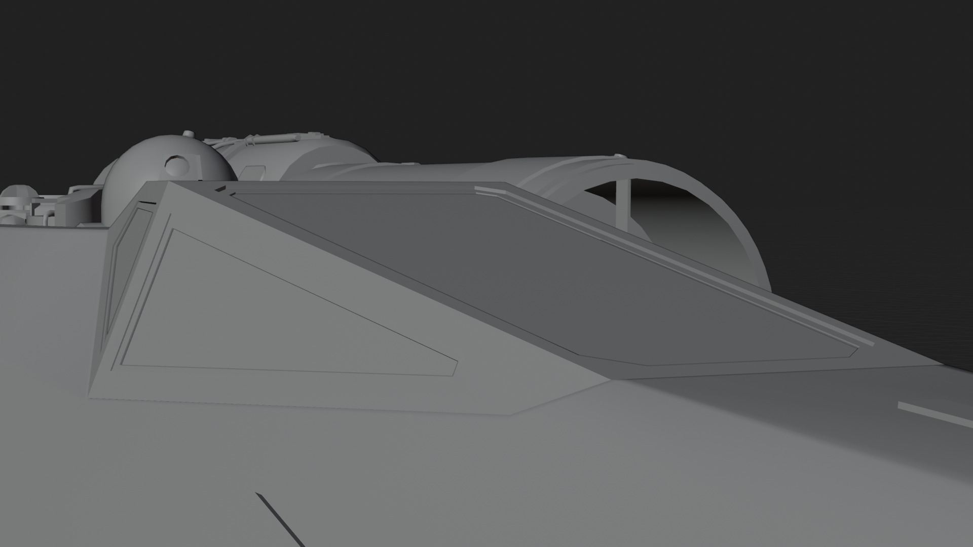 X Wing Starfighter 3D Model Star Wars PBR Blender FBX OBJ Low-poly 3D model_12