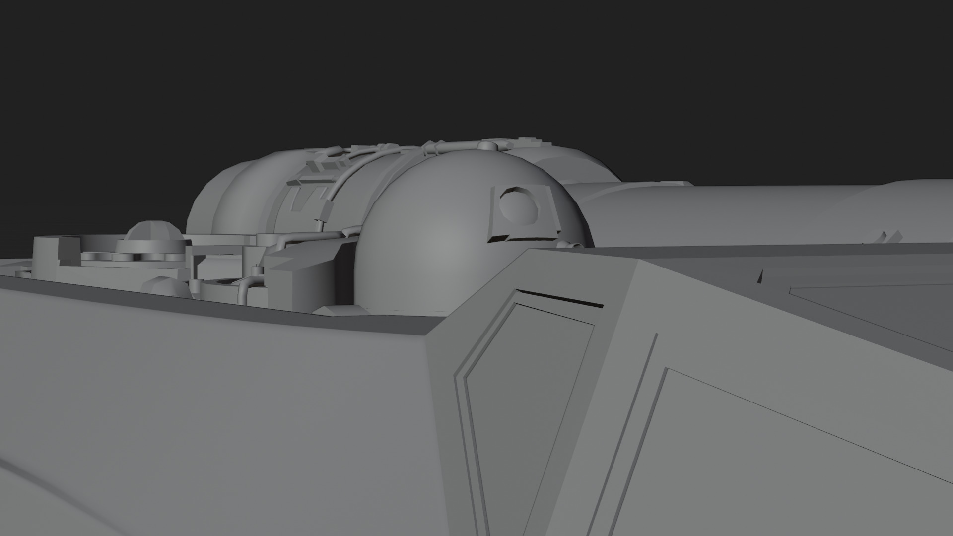 X Wing Starfighter 3D Model Star Wars PBR Blender FBX OBJ Low-poly 3D model_13