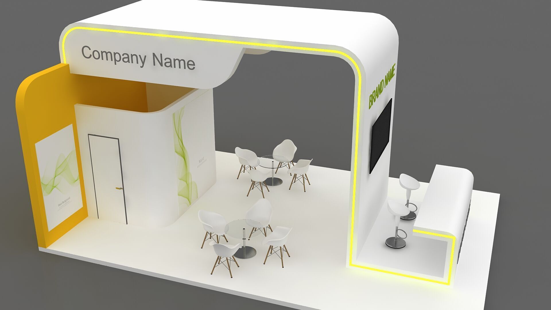 3D Exhibition 3D model_4