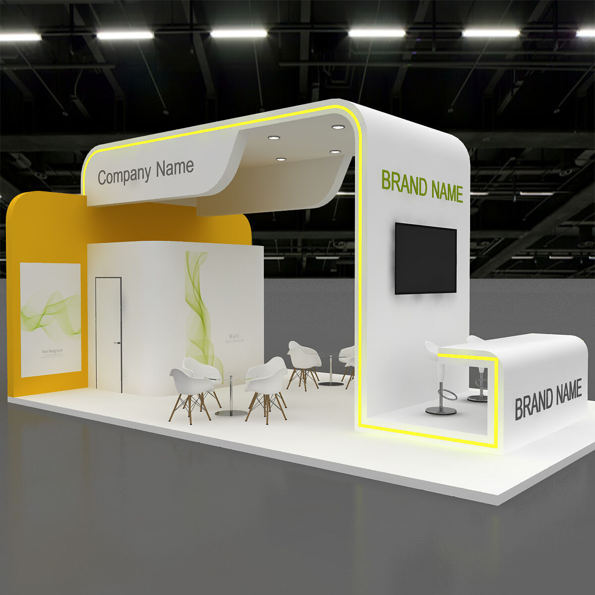 3D Exhibition 3D model_7