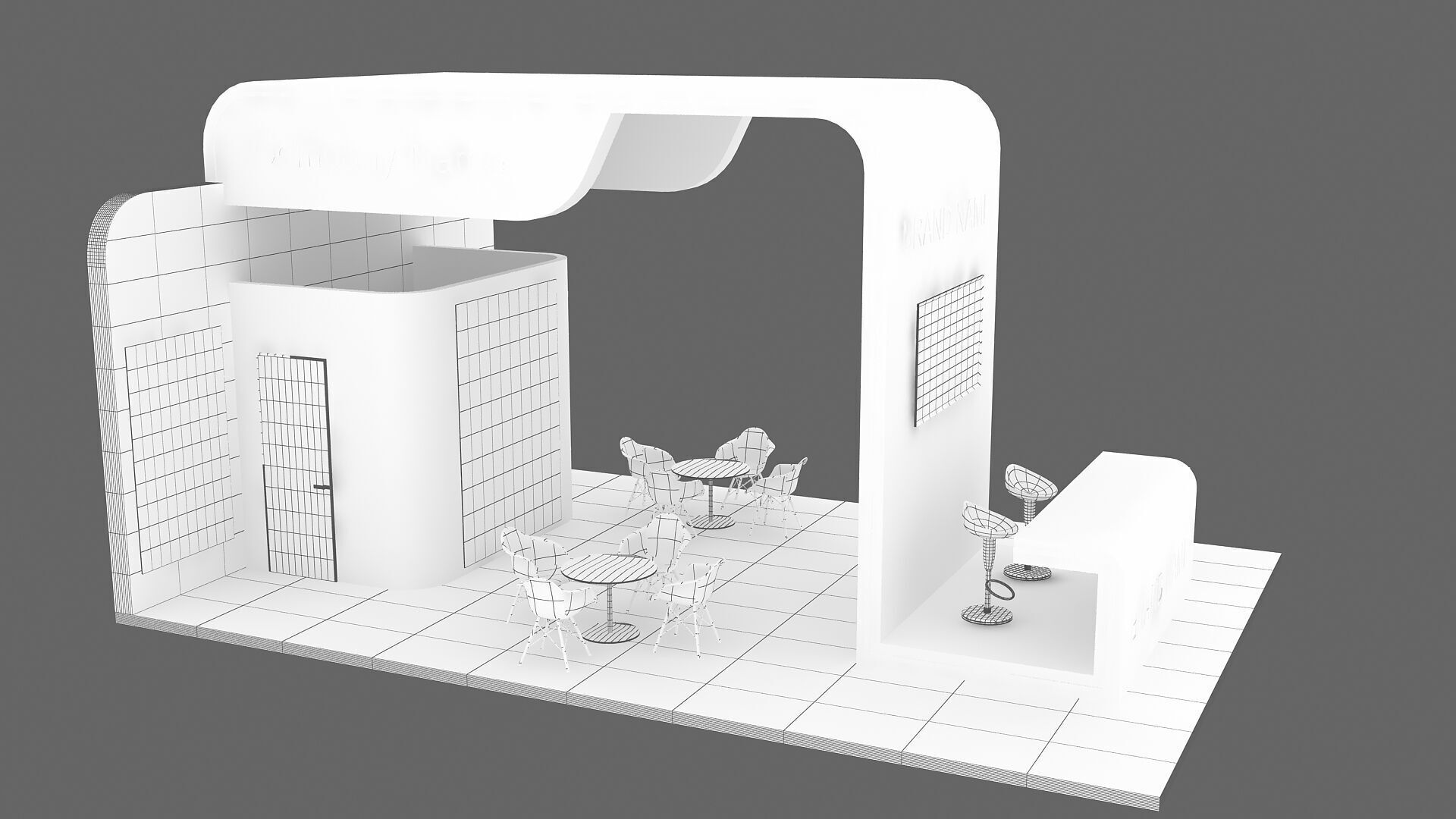 3D Exhibition 3D model_8