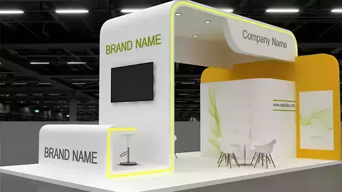 3D Exhibition 3D model 3D Exhibition 3D model